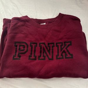 Maroon PINK sweatshirt